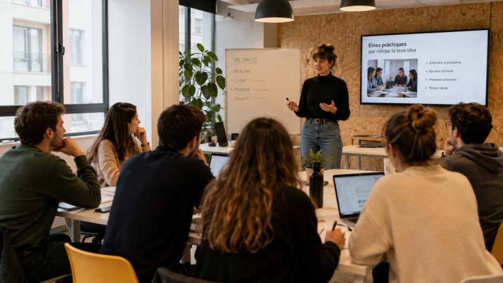 Formación y asesoramiento para personas emprendedoras en Cataluña.