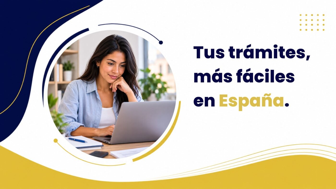 Persona extranjera consultando Mi Carpeta Ciudadana para gestionar sus trámites en España.